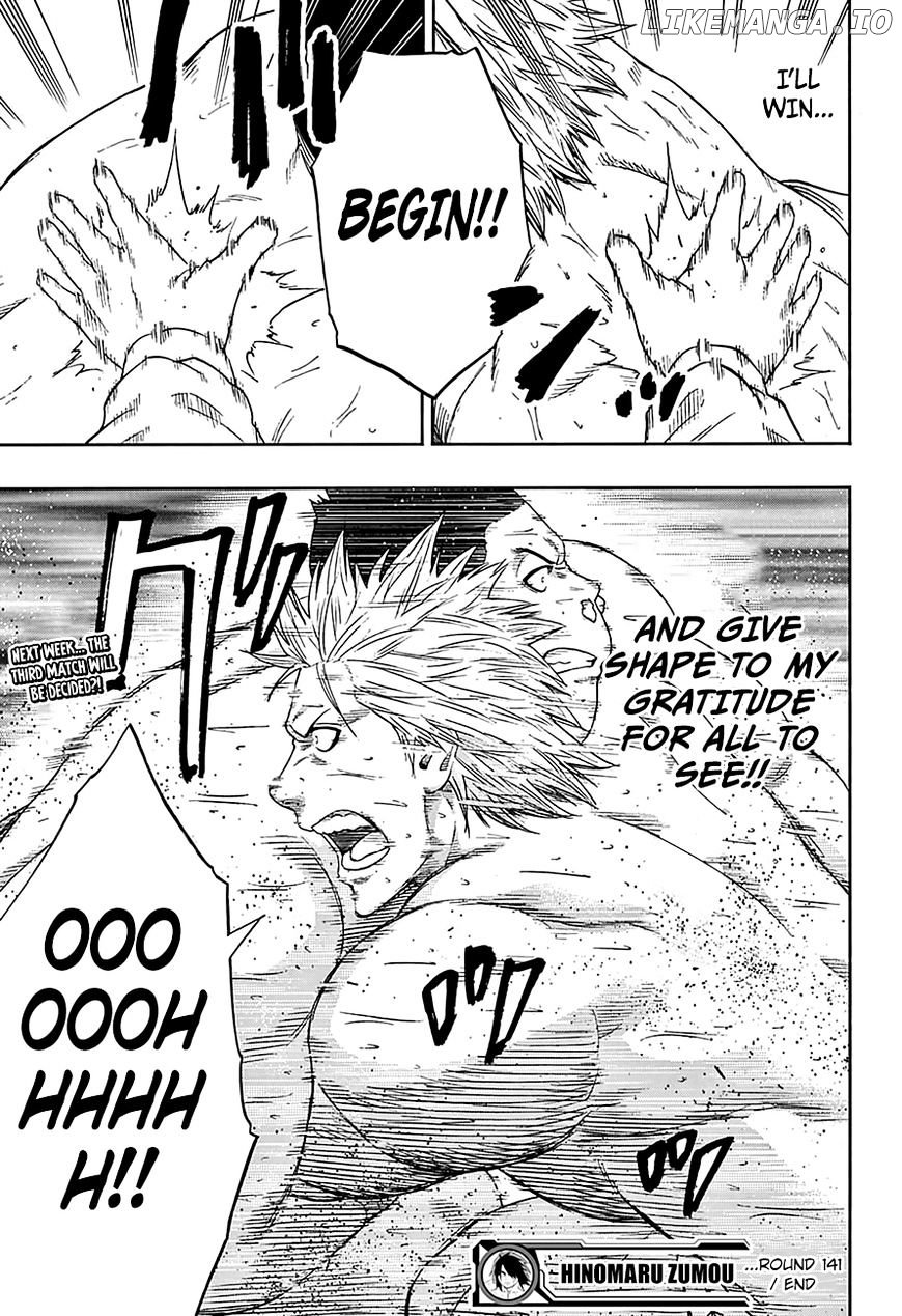 Hinomaru Zumou chapter 141 - page 22