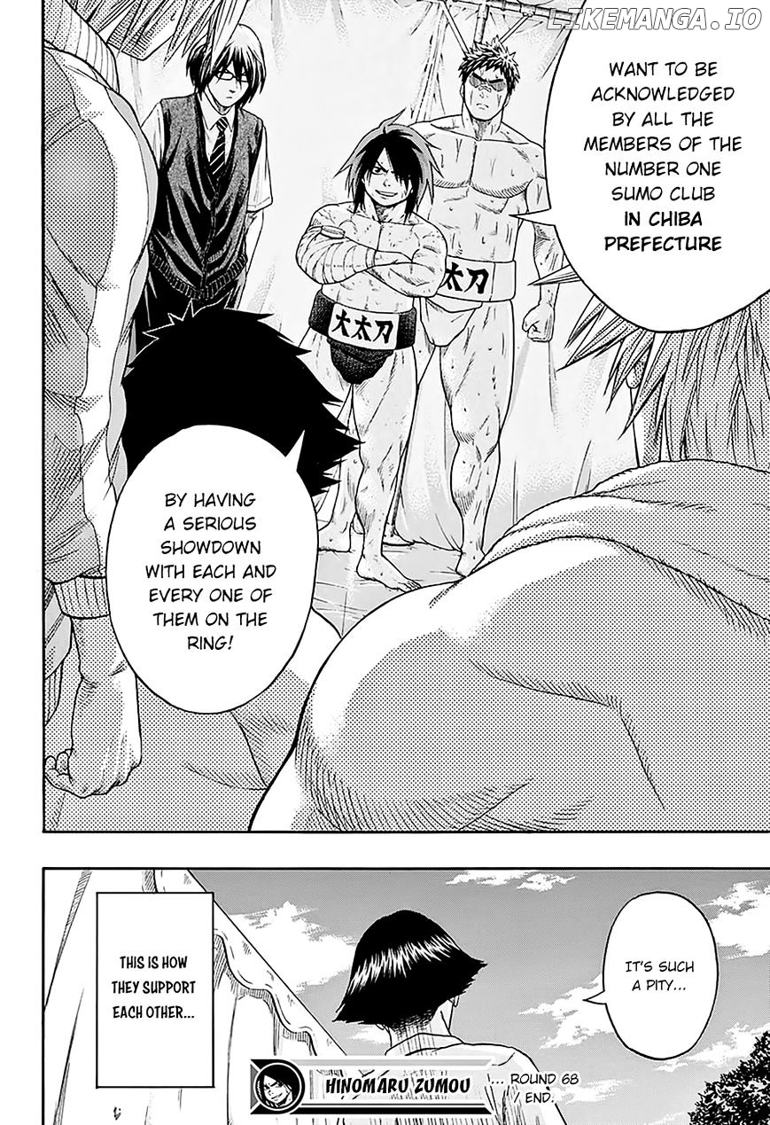 Hinomaru Zumou chapter 68 - page 22