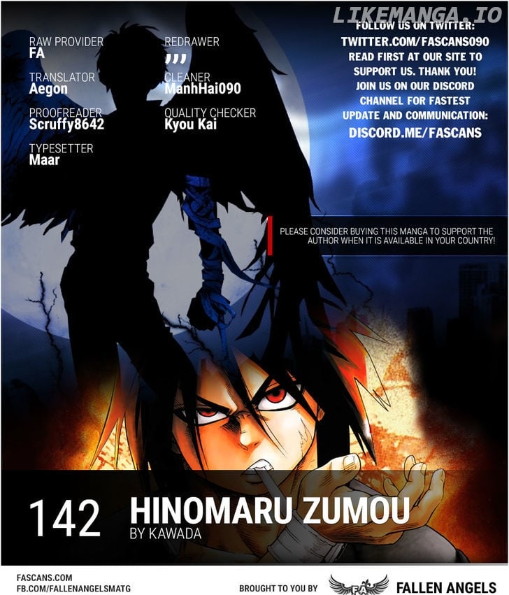 Hinomaru Zumou chapter 142 - page 1