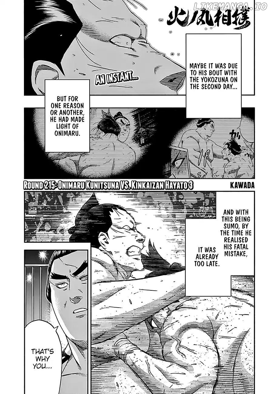 Hinomaru Zumou chapter 215 - page 1