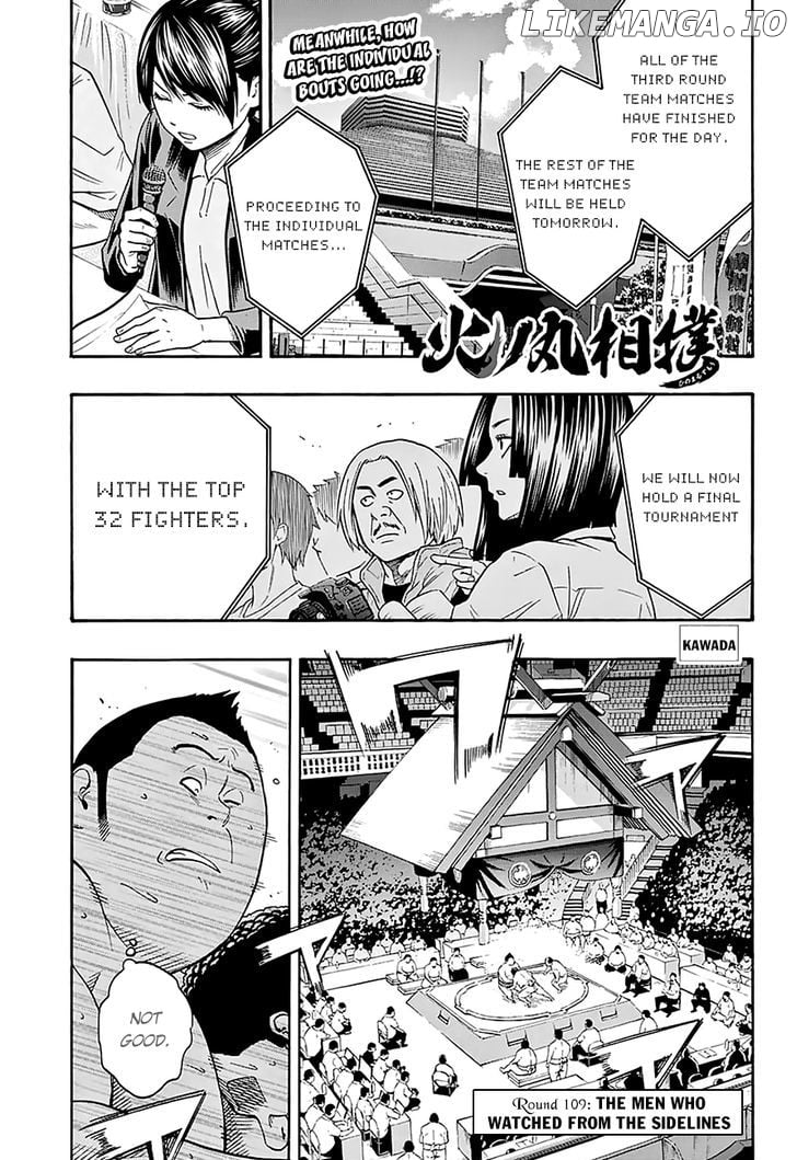 Hinomaru Zumou chapter 109 - page 3