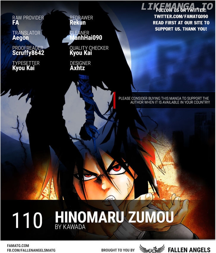 Hinomaru Zumou chapter 110 - page 1