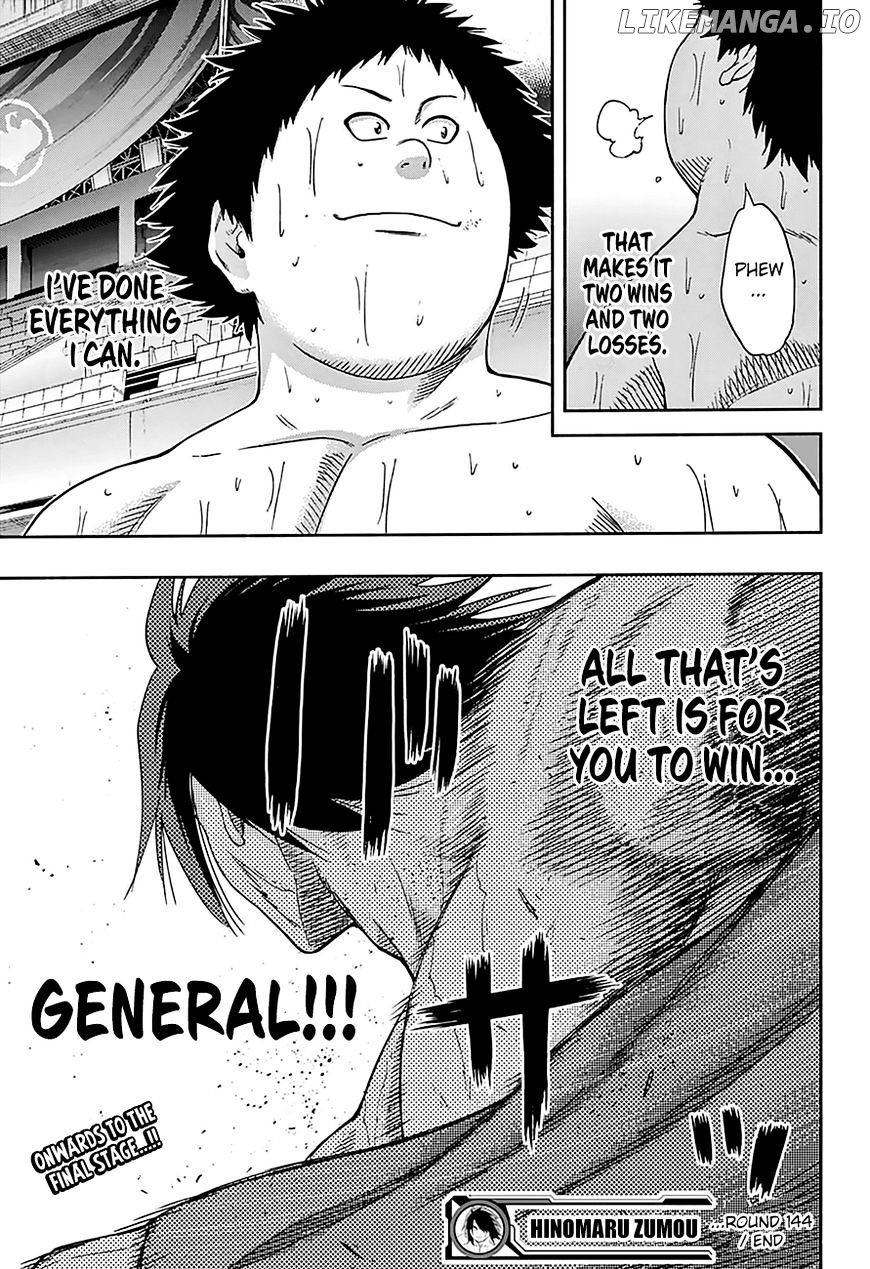 Hinomaru Zumou chapter 144 - page 20