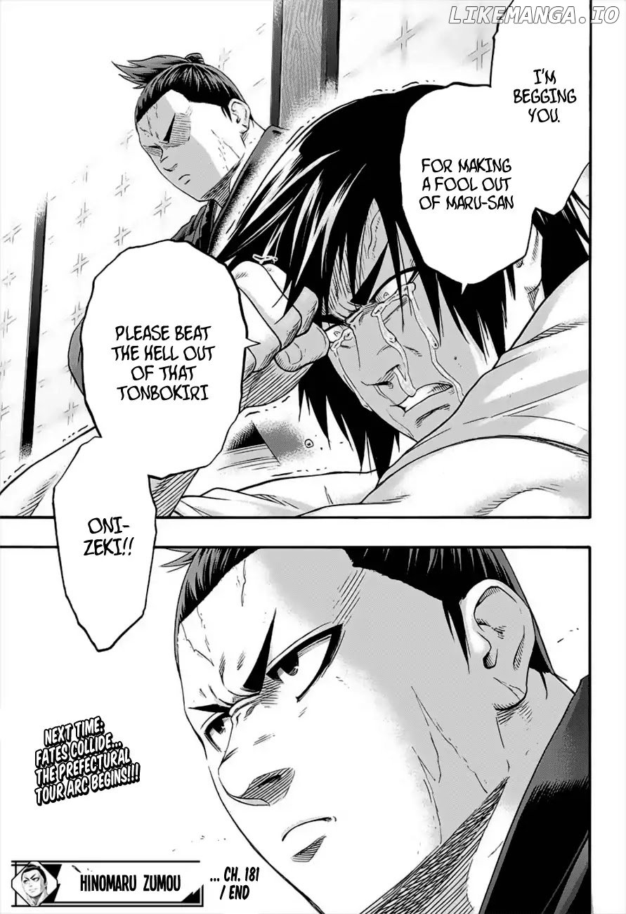 Hinomaru Zumou chapter 181 - page 18