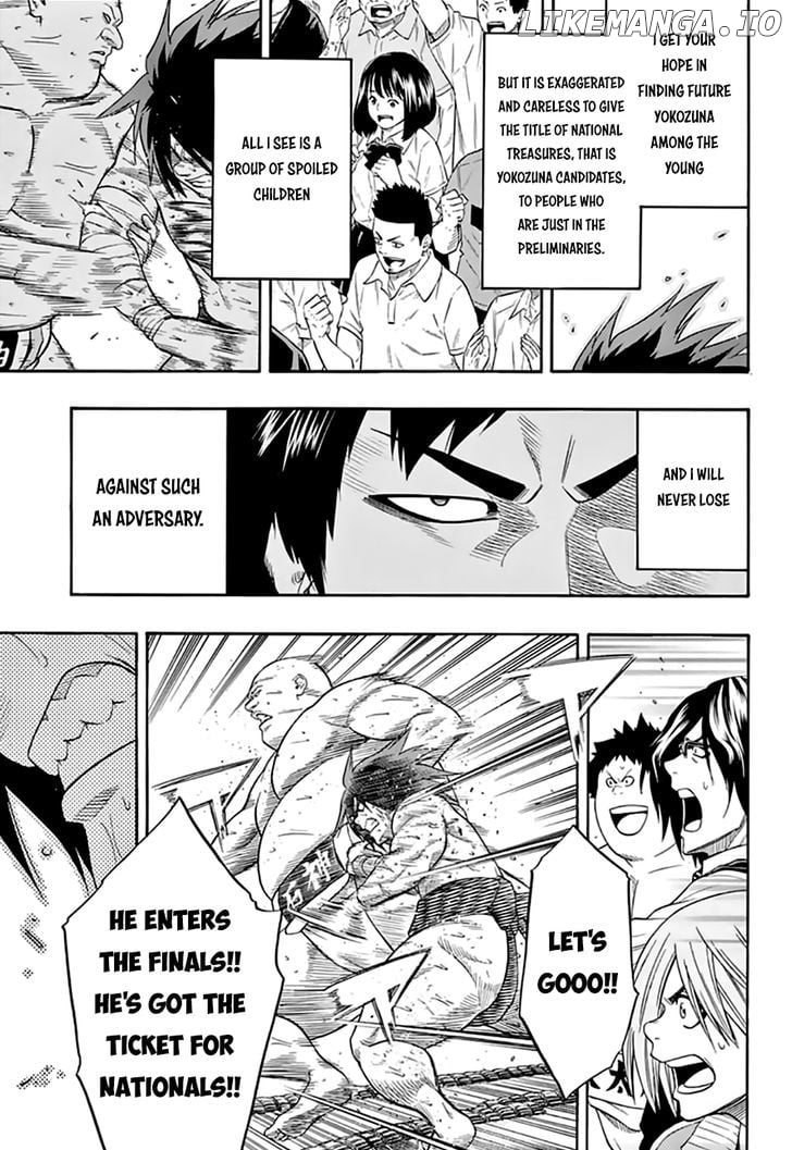 Hinomaru Zumou chapter 74 - page 13