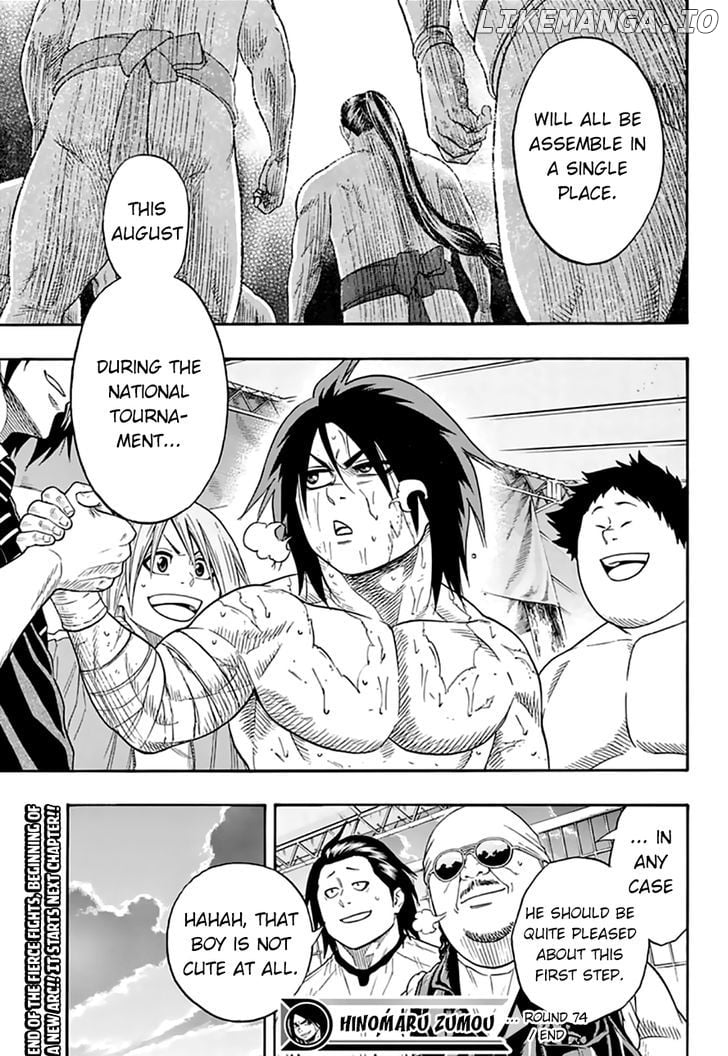 Hinomaru Zumou chapter 74 - page 23