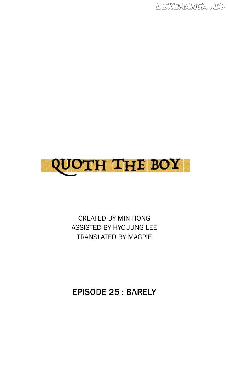 Quoth The Boy chapter 25 - page 1