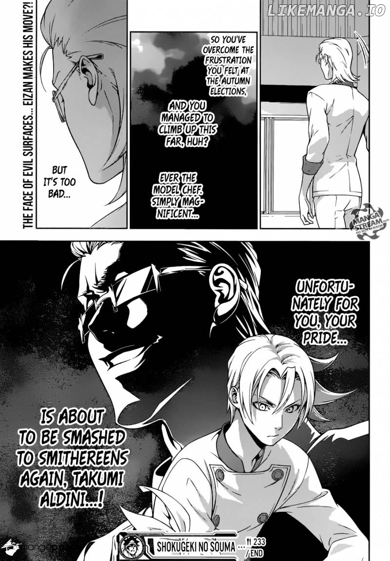 Shokugeki no Soma chapter 233 - page 19