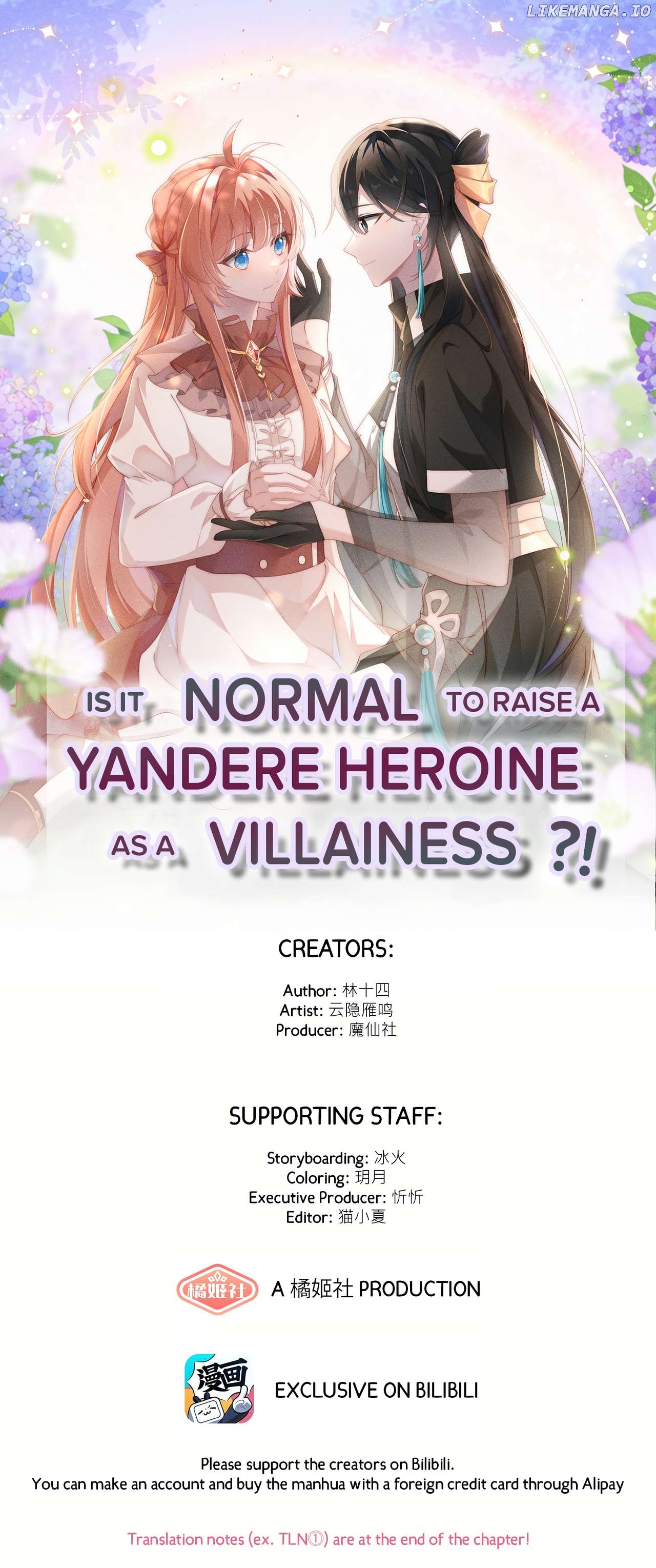 Is It Normal To Raise A Yandere Heroine As A Villainess ! Chapter 8 - page 1