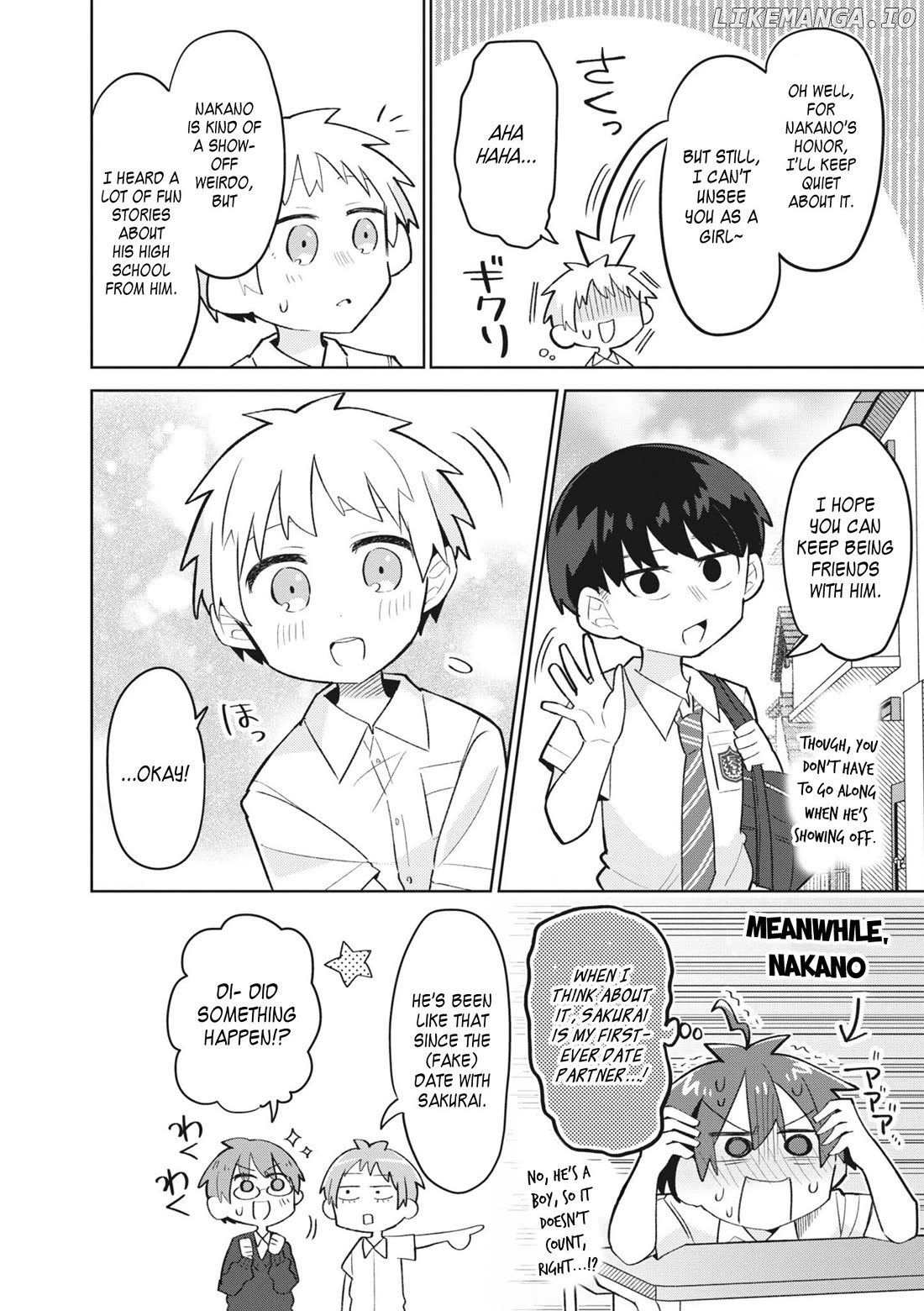 Puberty, an All Boys School!? and Nakano-kun Chapter 9 - page 17