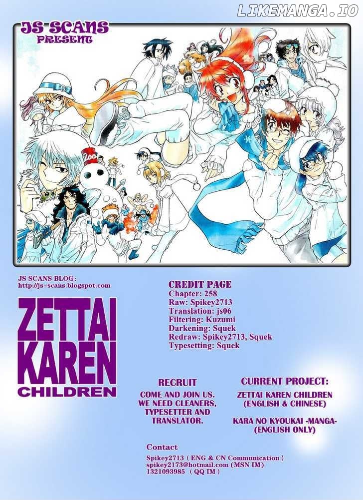 Zettai Karen Children Chapter 262 - page 20