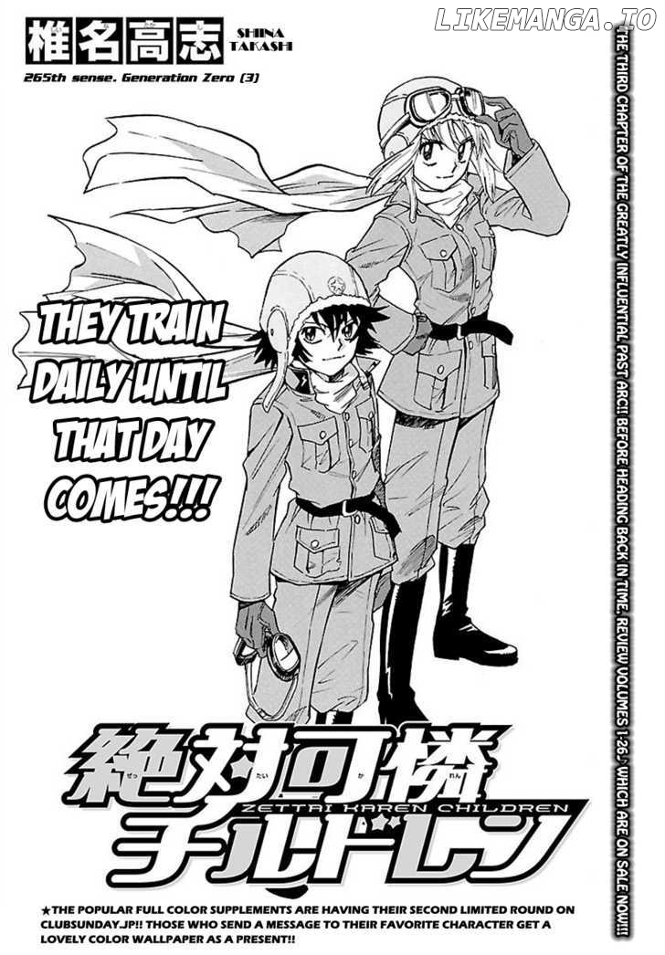 Zettai Karen Children Chapter 269 - page 2