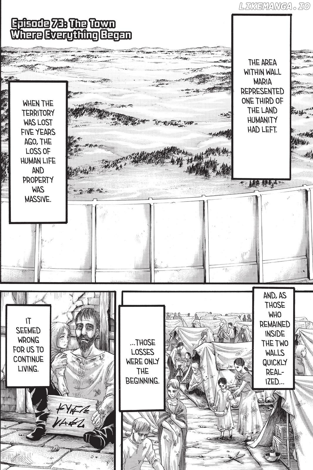 Attack on Titan Chapter 73 - page 1