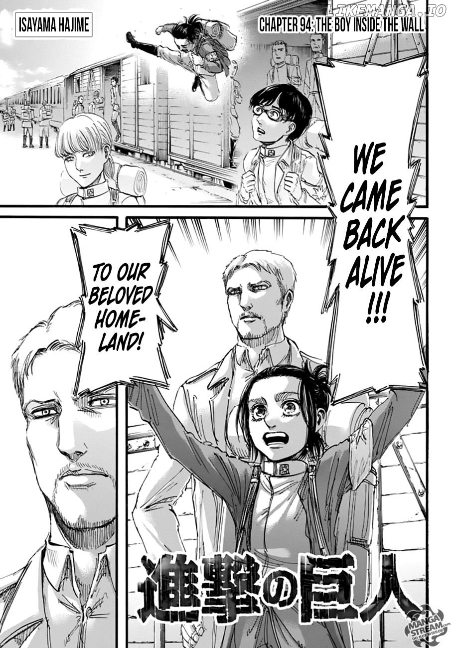 Attack on Titan Chapter 94 - page 1