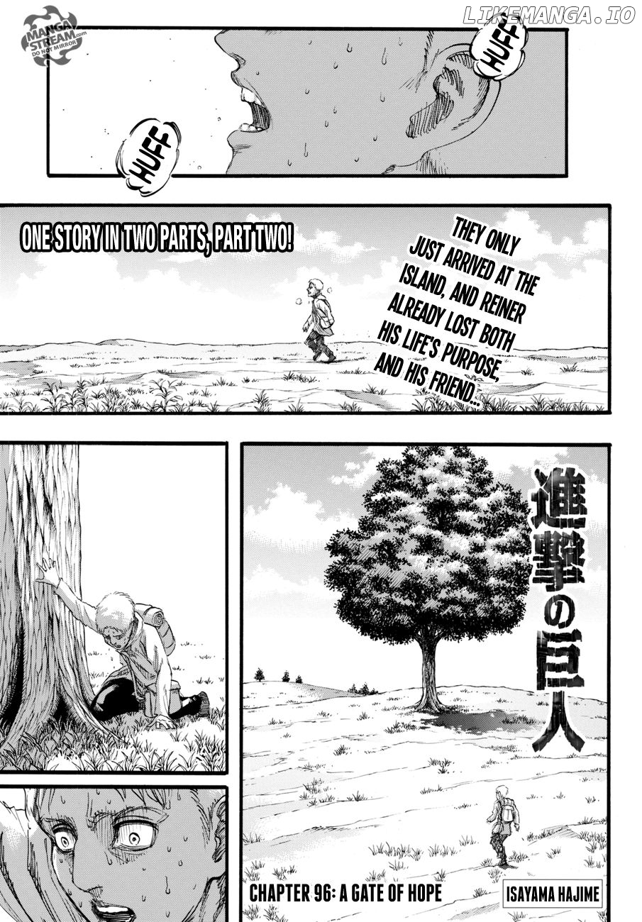 Attack on Titan Chapter 96 - page 1