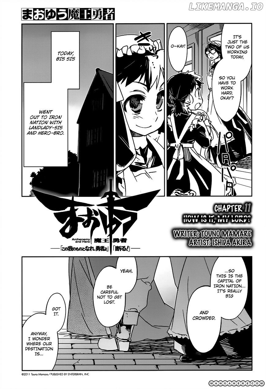 Maoyuu Maou Yuusha - "Kono Watashi no Mono Tonare, Yuusha yo" "Kotowaru!" chapter 11 - page 4