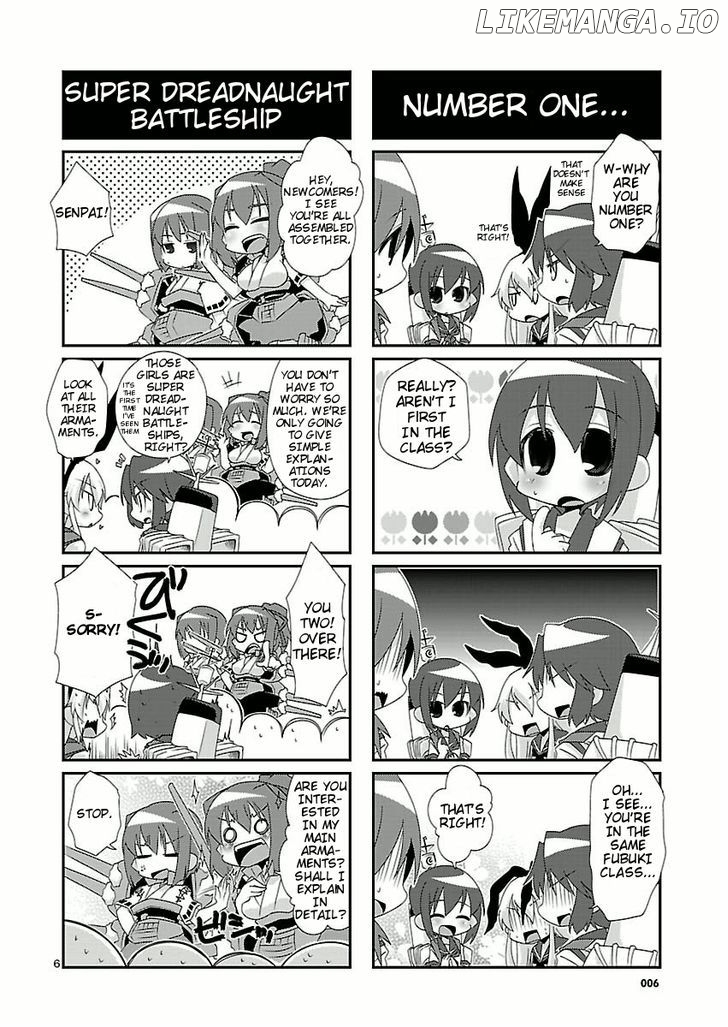 Kantai Collection - Kankore - 4-koma Comic - Fubuki, Ganbarimasu! chapter 1 - page 6