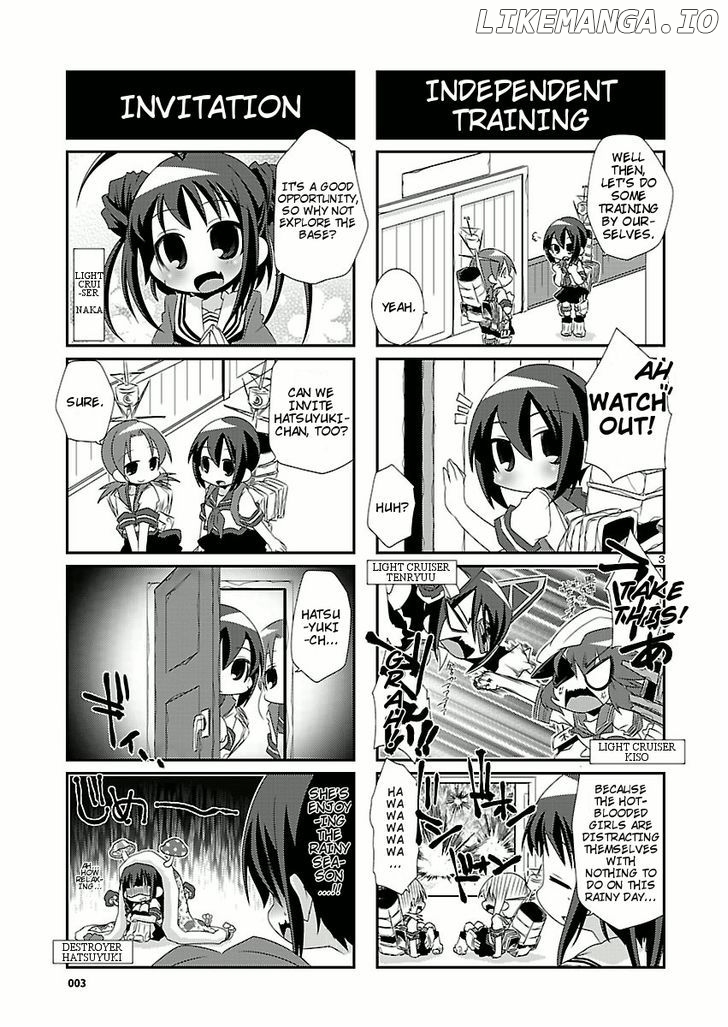 Kantai Collection - Kankore - 4-koma Comic - Fubuki, Ganbarimasu! chapter 3 - page 3