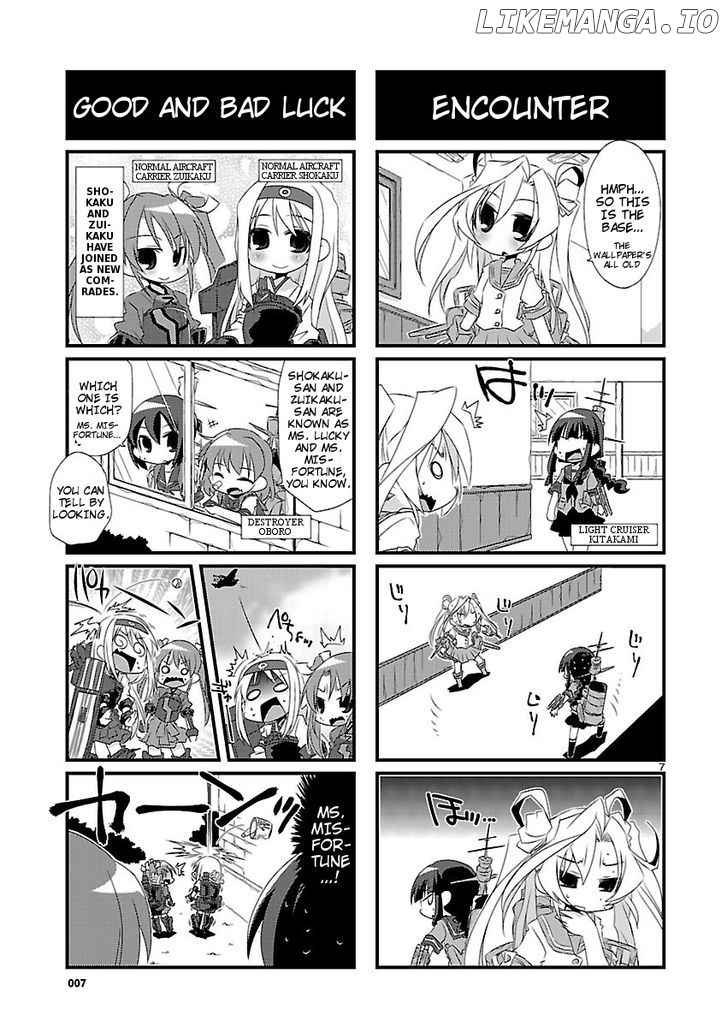 Kantai Collection - Kankore - 4-koma Comic - Fubuki, Ganbarimasu! chapter 4 - page 7