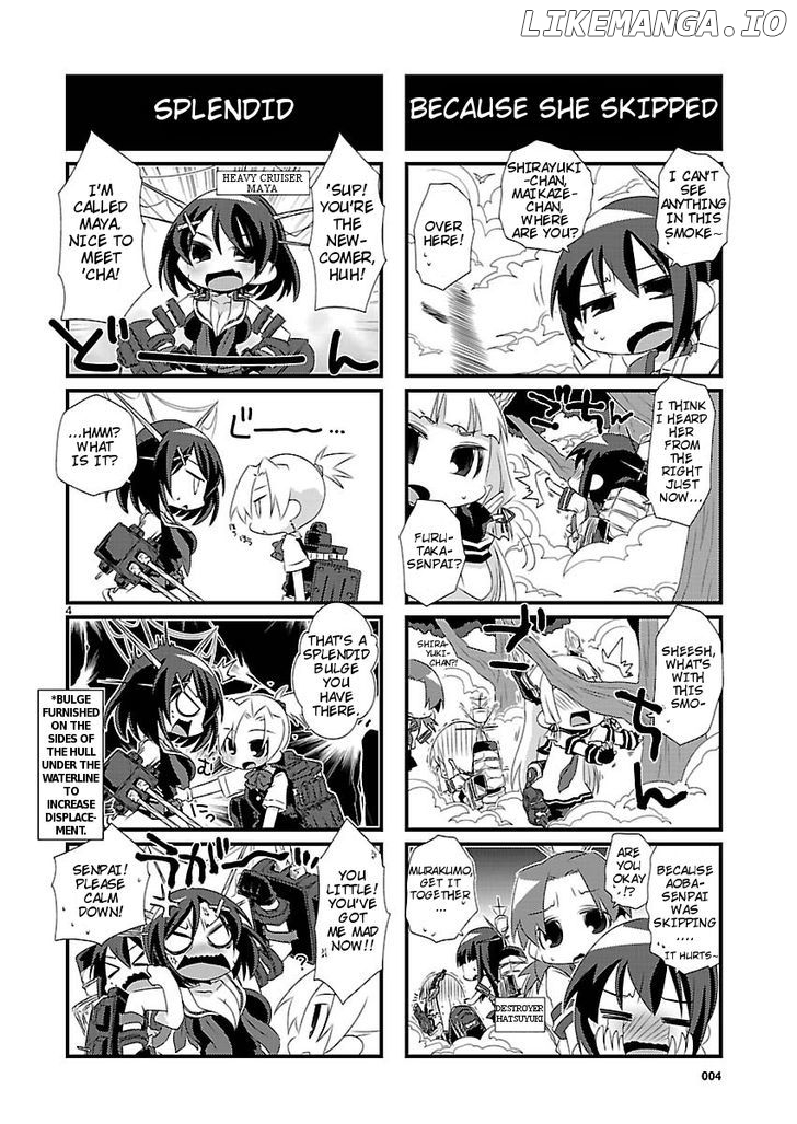 Kantai Collection - Kankore - 4-koma Comic - Fubuki, Ganbarimasu! chapter 7 - page 4