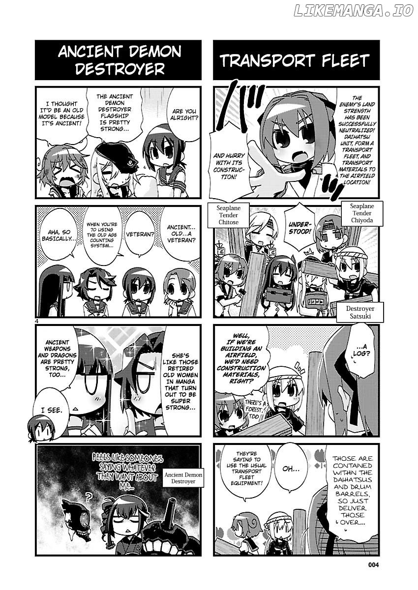 Kantai Collection - Kankore - 4-koma Comic - Fubuki, Ganbarimasu! chapter 126 - page 4