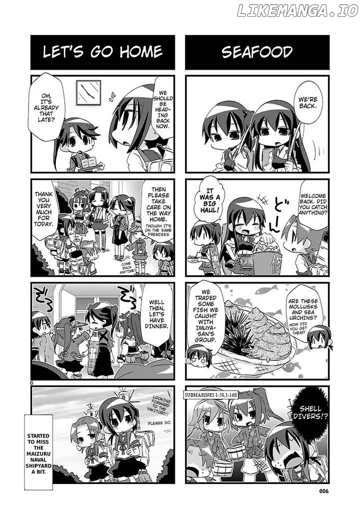 Kantai Collection - Kankore - 4-koma Comic - Fubuki, Ganbarimasu! chapter 16 - page 6