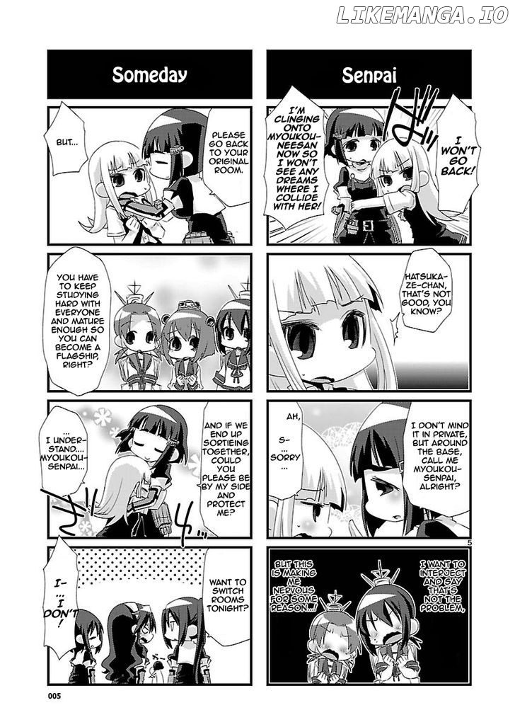 Kantai Collection - Kankore - 4-koma Comic - Fubuki, Ganbarimasu! chapter 19 - page 5