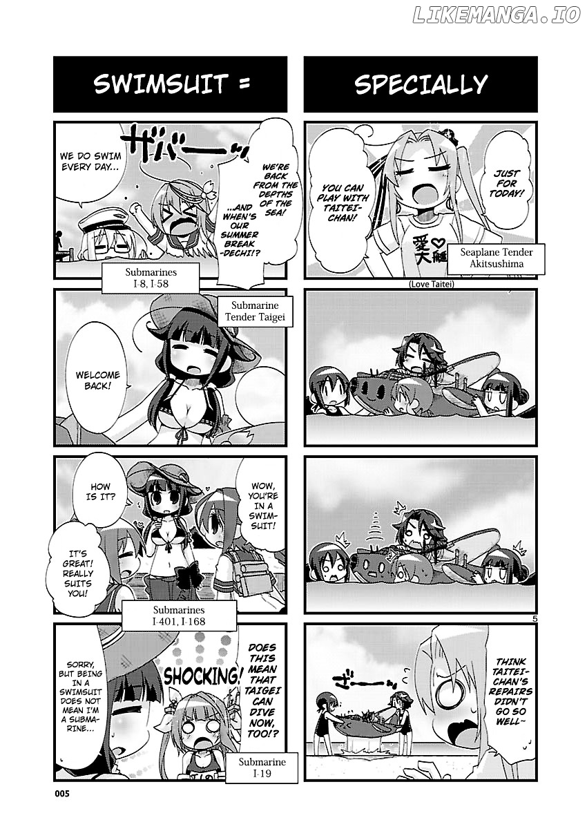 Kantai Collection - Kankore - 4-koma Comic - Fubuki, Ganbarimasu! chapter 135 - page 5