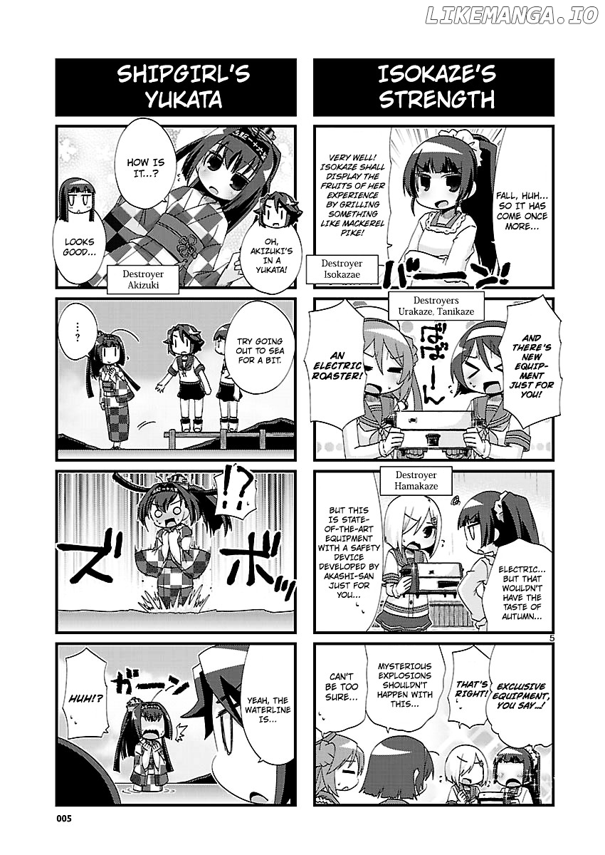 Kantai Collection - Kankore - 4-koma Comic - Fubuki, Ganbarimasu! chapter 138 - page 5