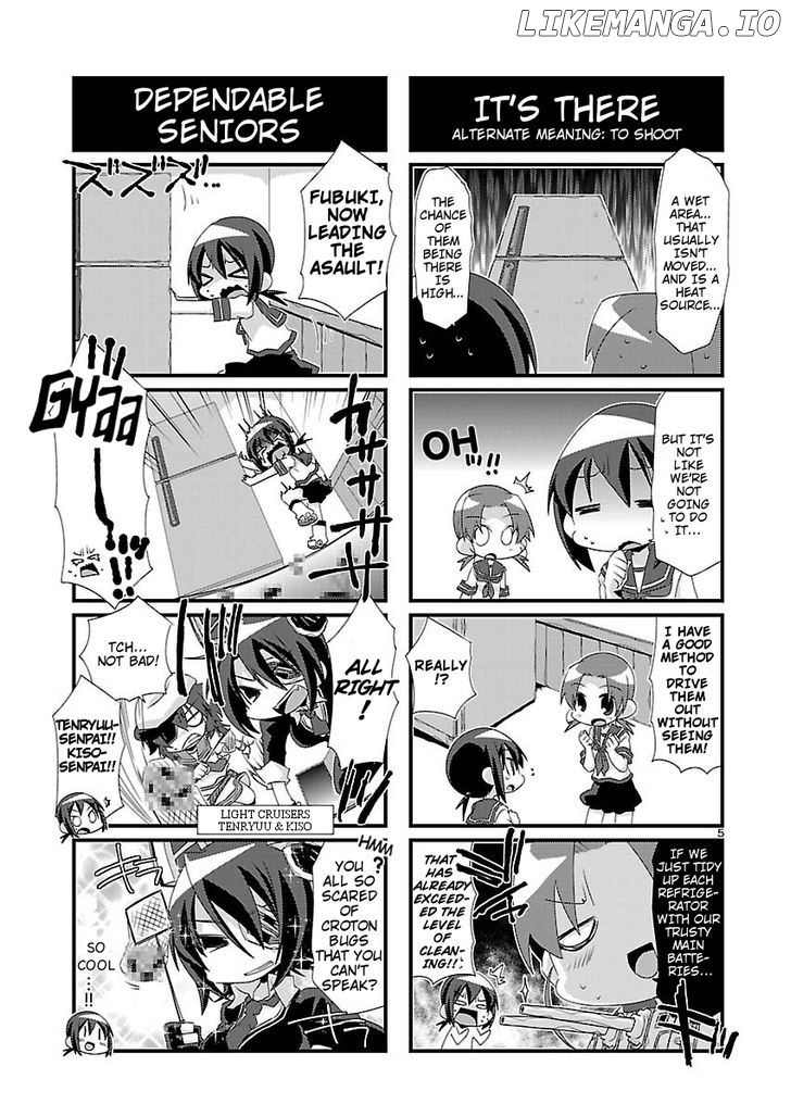 Kantai Collection - Kankore - 4-koma Comic - Fubuki, Ganbarimasu! chapter 23 - page 5