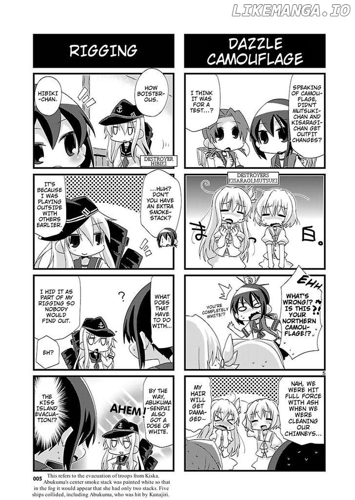 Kantai Collection - Kankore - 4-koma Comic - Fubuki, Ganbarimasu! chapter 24 - page 5