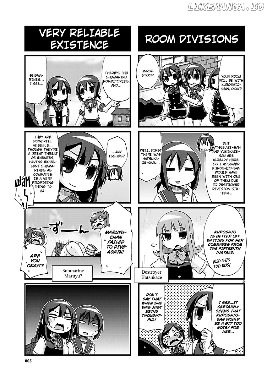 Kantai Collection - Kankore - 4-koma Comic - Fubuki, Ganbarimasu! chapter 142 - page 5