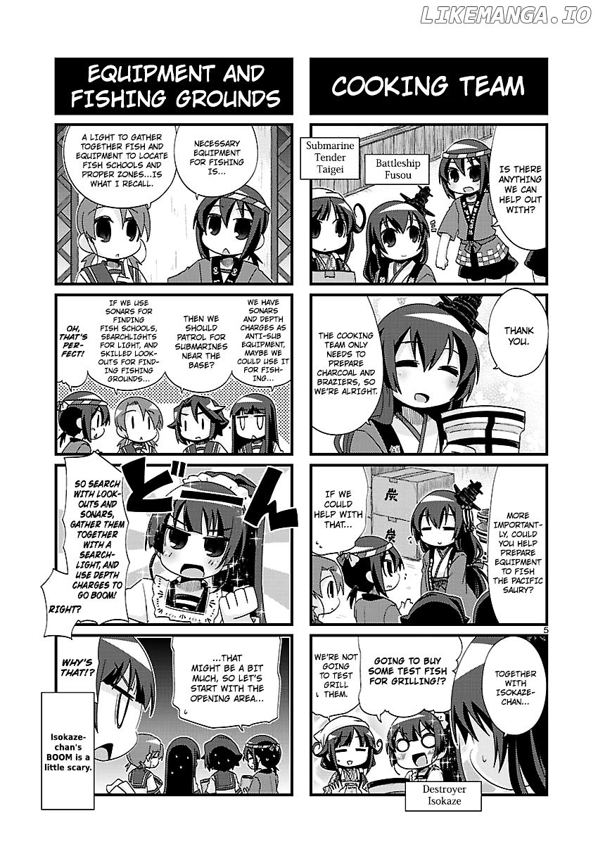 Kantai Collection - Kankore - 4-koma Comic - Fubuki, Ganbarimasu! chapter 143 - page 5