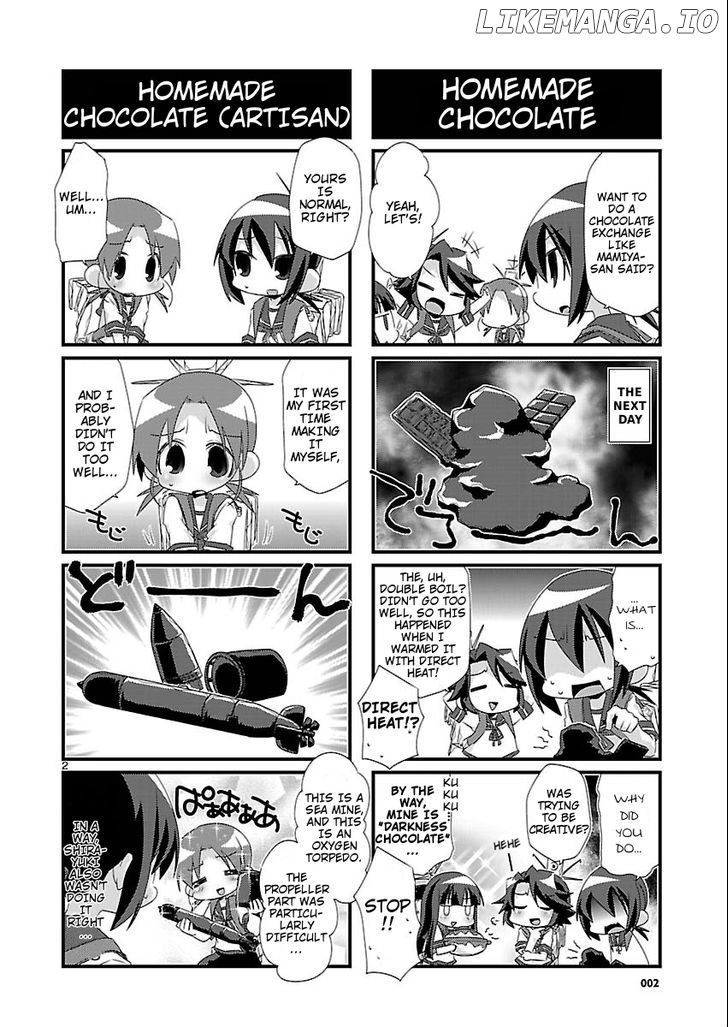 Kantai Collection - Kankore - 4-koma Comic - Fubuki, Ganbarimasu! chapter 29 - page 2