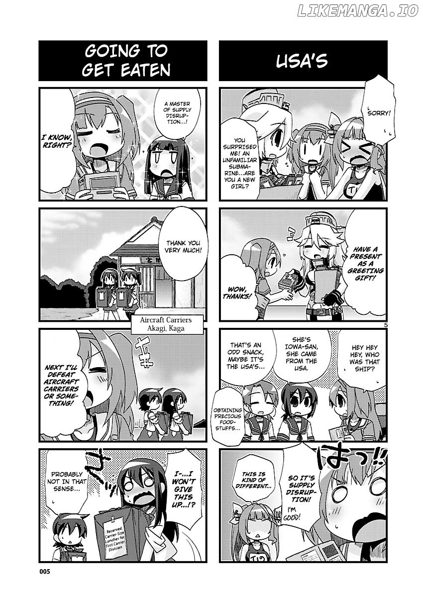 Kantai Collection - Kankore - 4-koma Comic - Fubuki, Ganbarimasu! chapter 145 - page 5