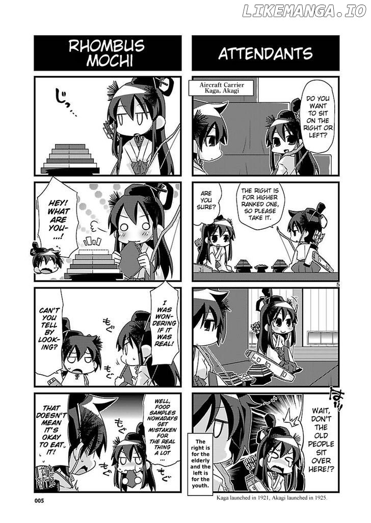 Kantai Collection - Kankore - 4-koma Comic - Fubuki, Ganbarimasu! chapter 32 - page 5