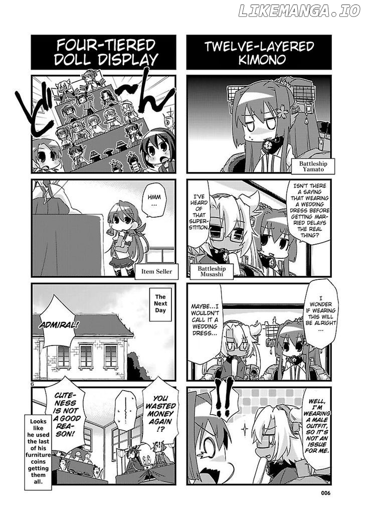 Kantai Collection - Kankore - 4-koma Comic - Fubuki, Ganbarimasu! chapter 32 - page 6