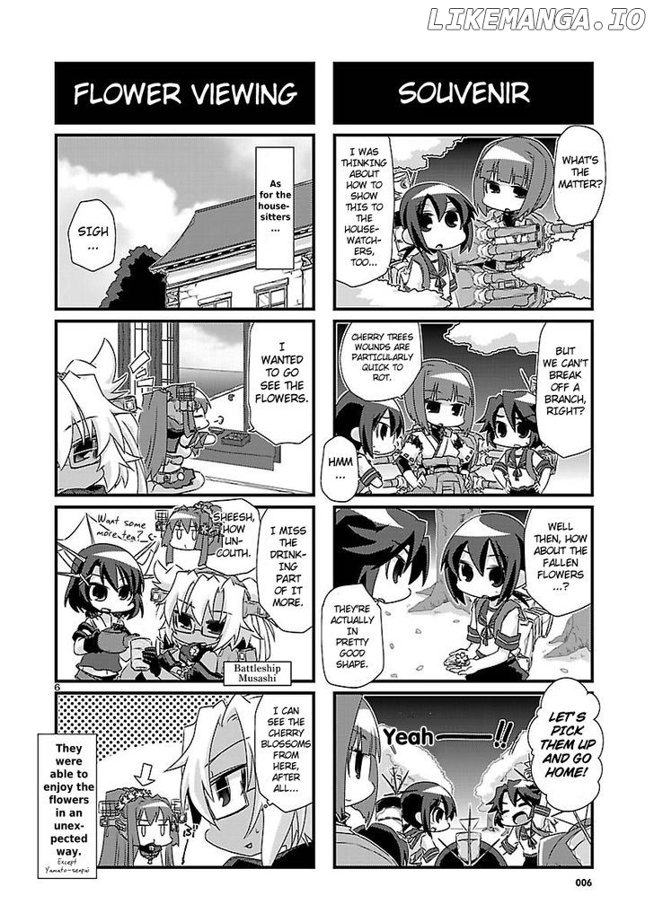 Kantai Collection - Kankore - 4-koma Comic - Fubuki, Ganbarimasu! chapter 35 - page 6