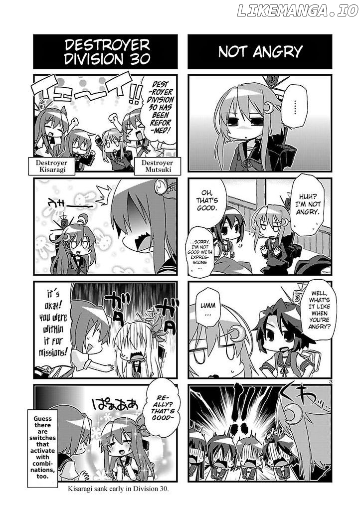 Kantai Collection - Kankore - 4-koma Comic - Fubuki, Ganbarimasu! chapter 36 - page 3