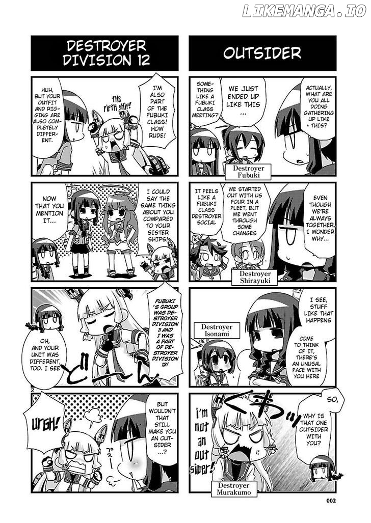 Kantai Collection - Kankore - 4-koma Comic - Fubuki, Ganbarimasu! chapter 37 - page 2