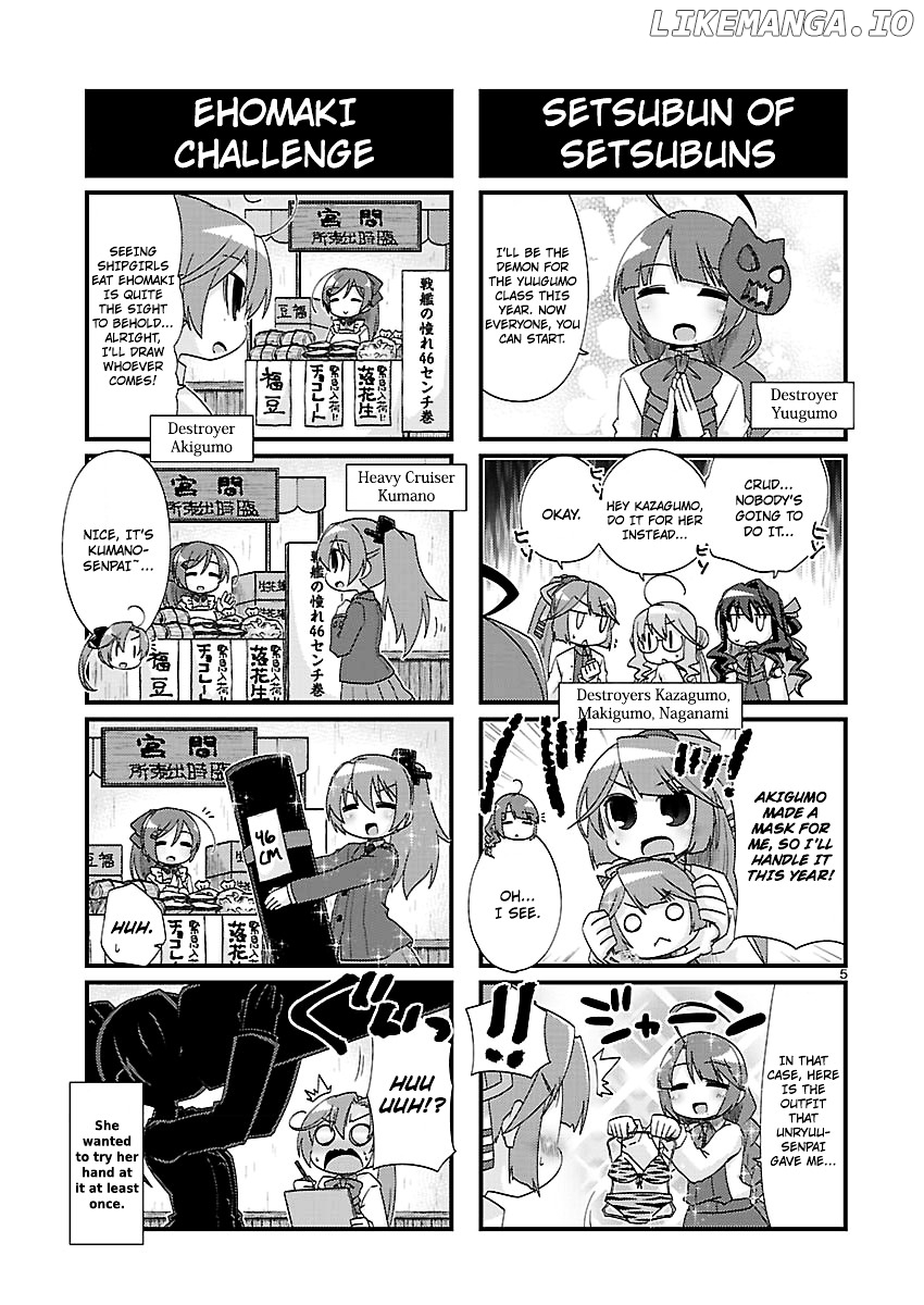 Kantai Collection - Kankore - 4-koma Comic - Fubuki, Ganbarimasu! chapter 153 - page 5