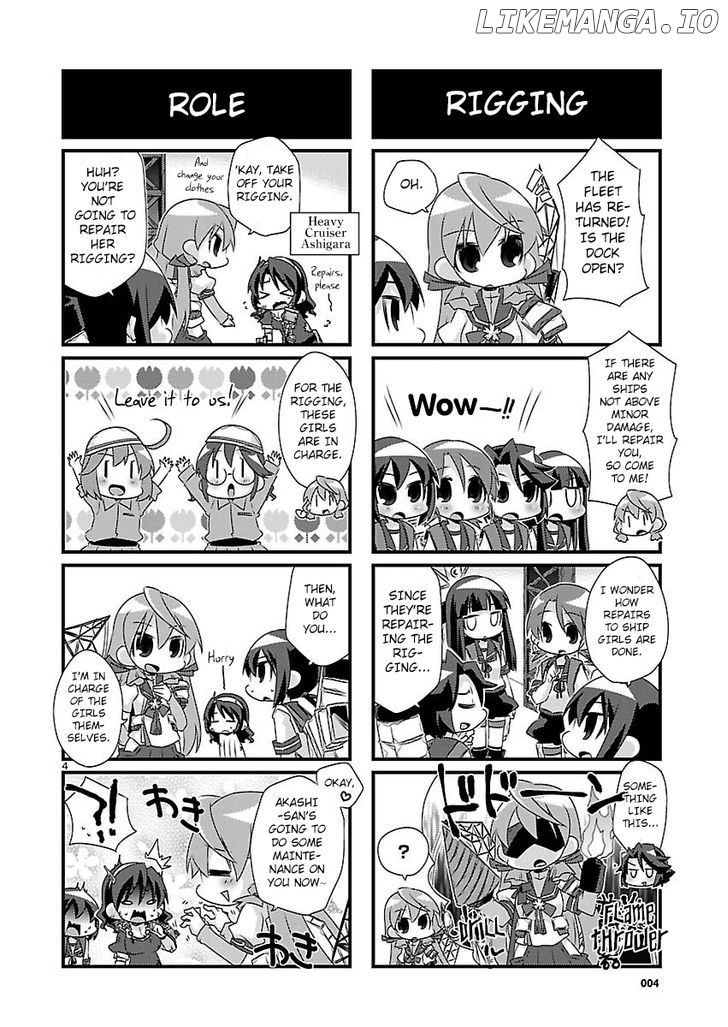 Kantai Collection - Kankore - 4-koma Comic - Fubuki, Ganbarimasu! chapter 41 - page 4