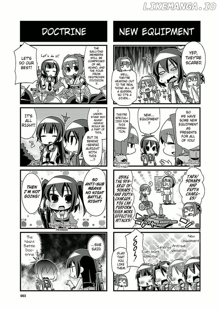 Kantai Collection - Kankore - 4-koma Comic - Fubuki, Ganbarimasu! chapter 43 - page 3