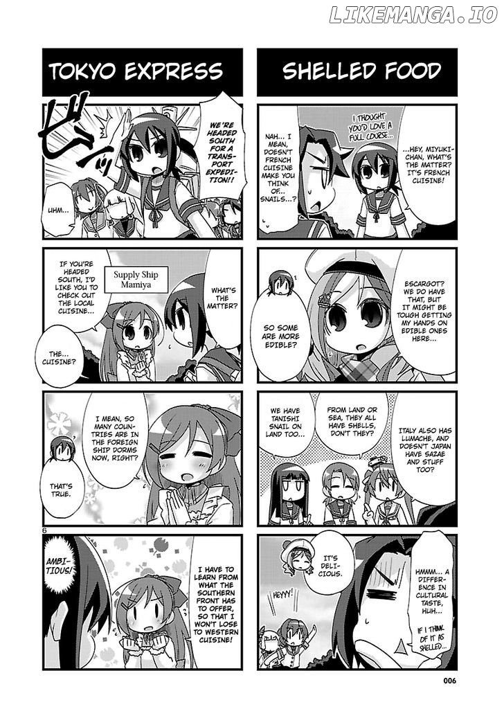 Kantai Collection - Kankore - 4-koma Comic - Fubuki, Ganbarimasu! chapter 161 - page 6