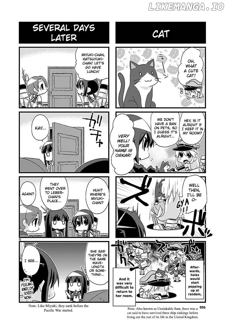 Kantai Collection - Kankore - 4-koma Comic - Fubuki, Ganbarimasu! chapter 49 - page 6