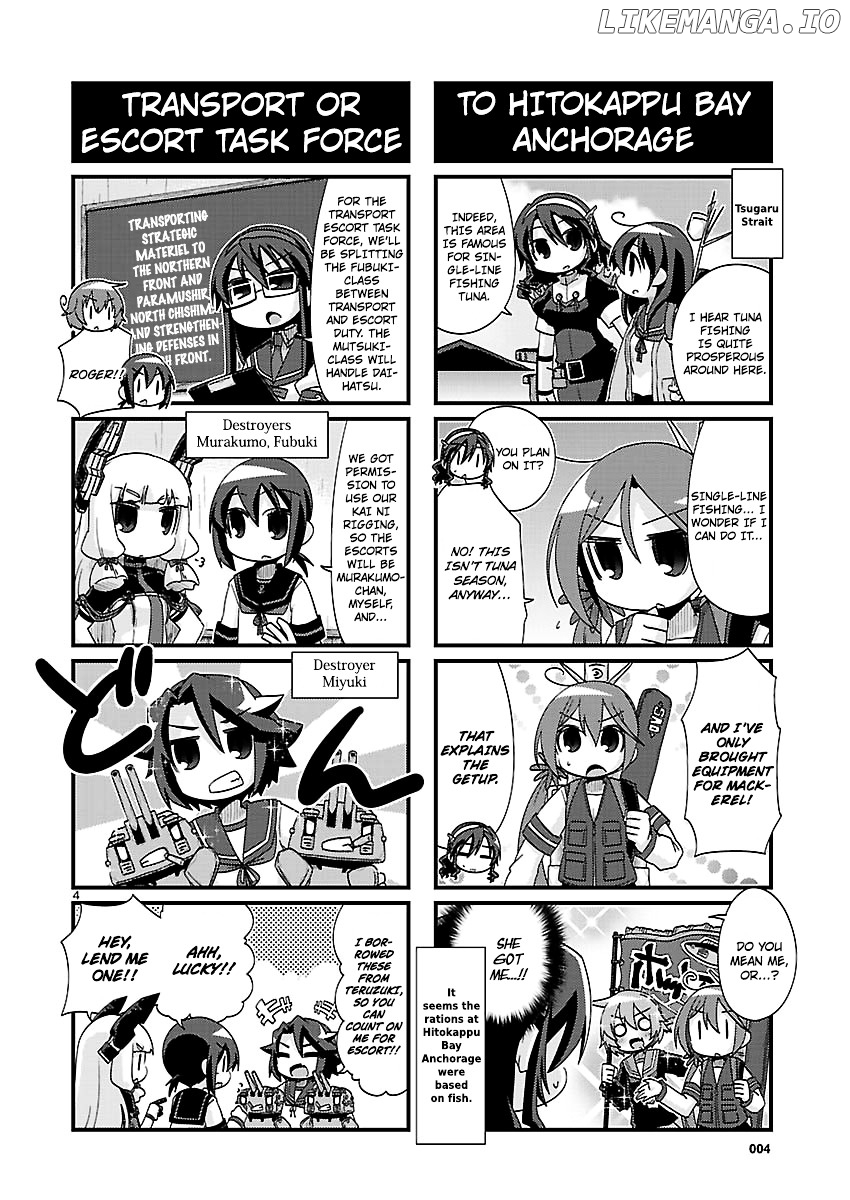 Kantai Collection - Kankore - 4-koma Comic - Fubuki, Ganbarimasu! chapter 164 - page 4