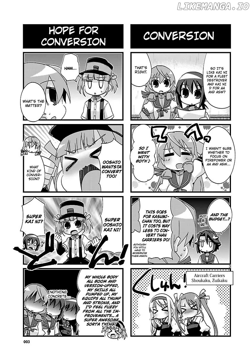 Kantai Collection - Kankore - 4-koma Comic - Fubuki, Ganbarimasu! chapter 170 - page 3