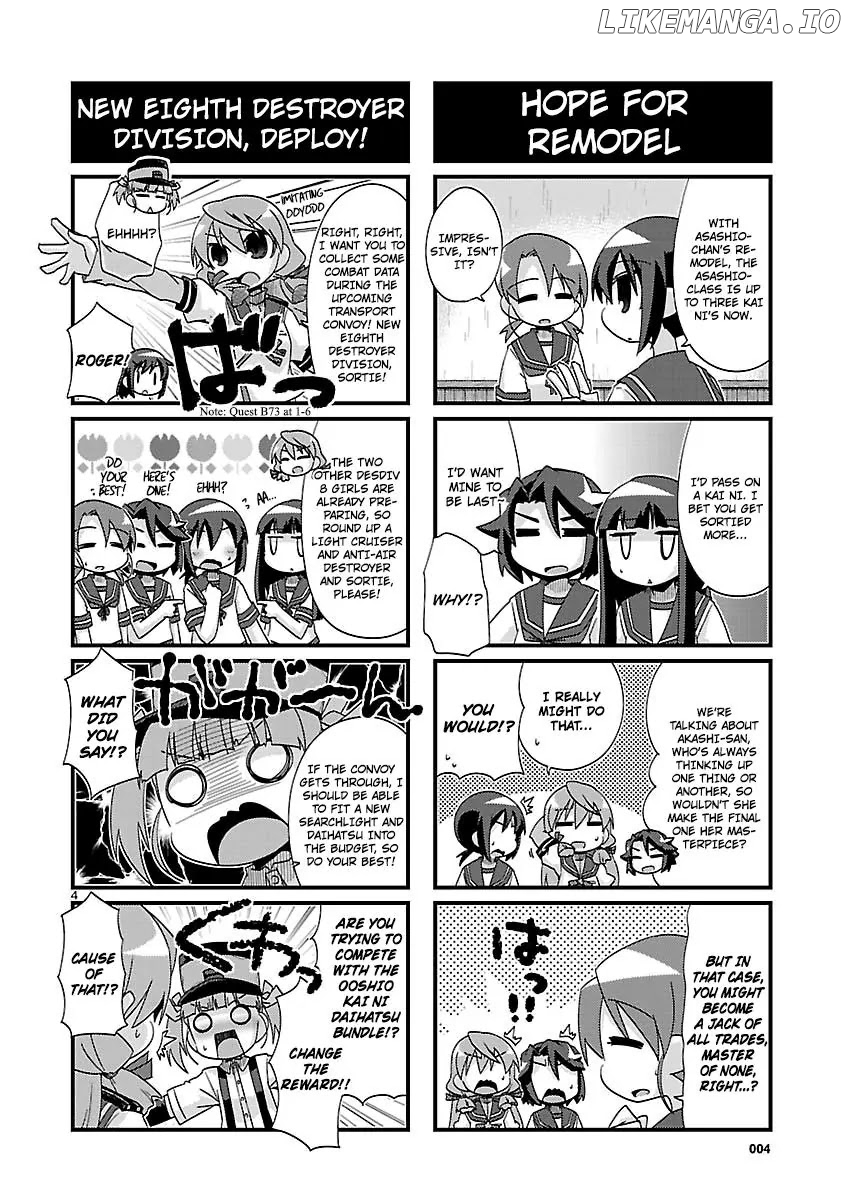 Kantai Collection - Kankore - 4-koma Comic - Fubuki, Ganbarimasu! chapter 170 - page 4