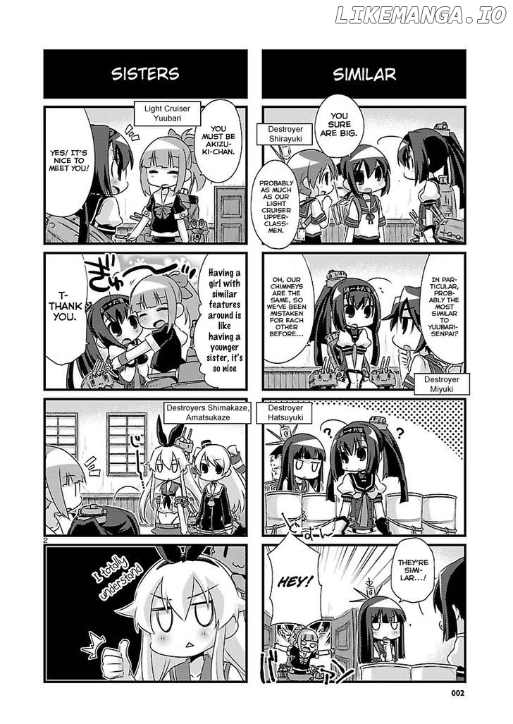 Kantai Collection - Kankore - 4-koma Comic - Fubuki, Ganbarimasu! chapter 71 - page 2