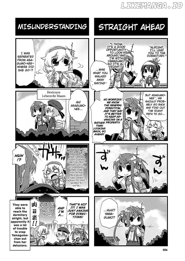 Kantai Collection - Kankore - 4-koma Comic - Fubuki, Ganbarimasu! chapter 80 - page 6